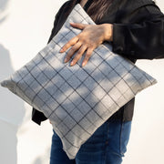 Grey Plaid weave double sided